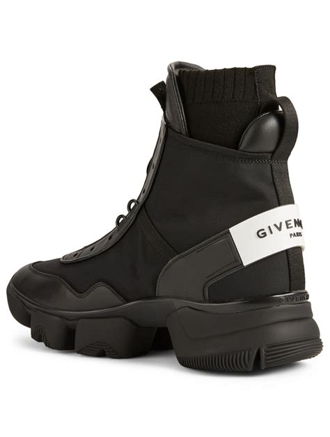 givenchy leather high top sneakers womens|Givenchy jaw high white sneakers.